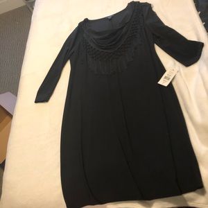 Black Fringe Dress